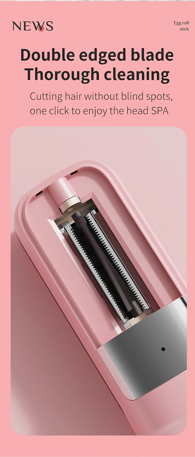 Hair Ends Trimmer Split Remover Dry Damaged Brittle Professional Automatic Trim Split for Women Cordless Hair Cutting Machine